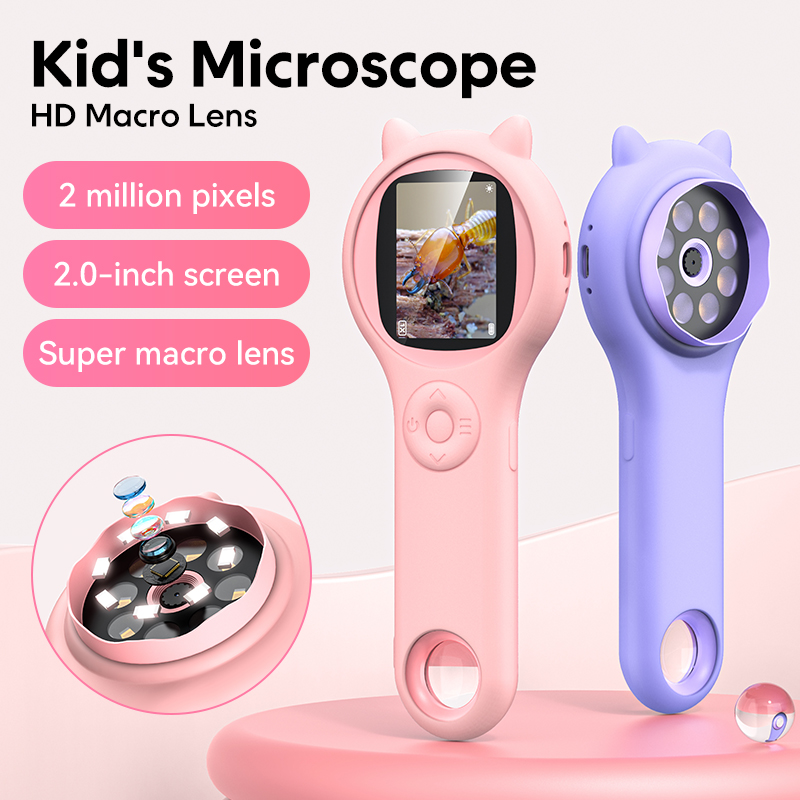 Science Max - Mini Kids Optical Microscope With Photo