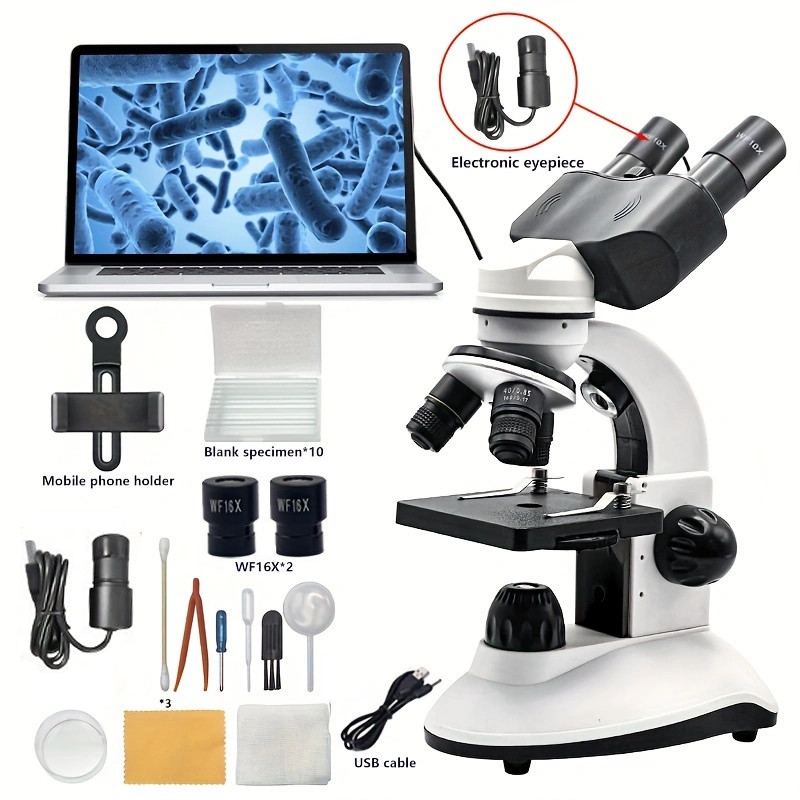 40X-1280X Compound Binocular M - огляд і ціна Microscope Compound 40X