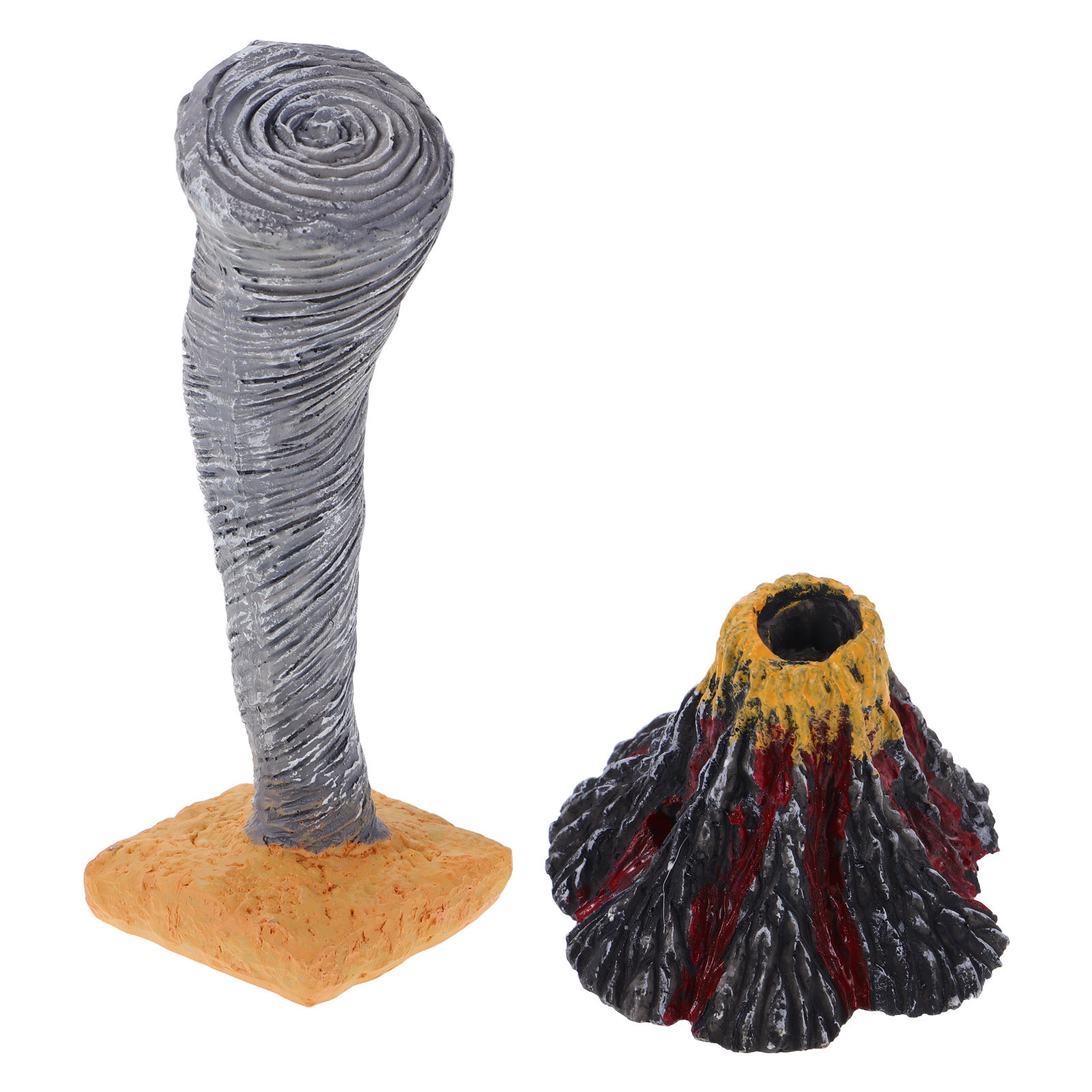 2Pcs Realistic Natural Disaste - огляд і ціна Volcano Kit Eruption