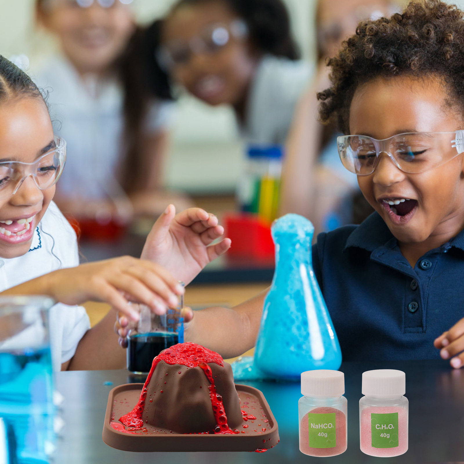1Set Educational Volcano Kit V - огляд і ціна Volcano Kit Eruption