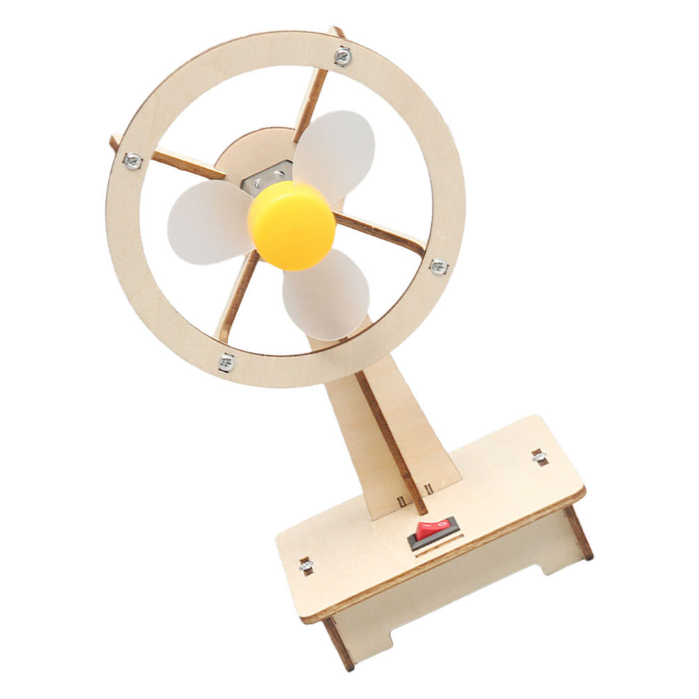 1Set Wooden Fan DIY Assembly M - огляд і ціна Science Experiment