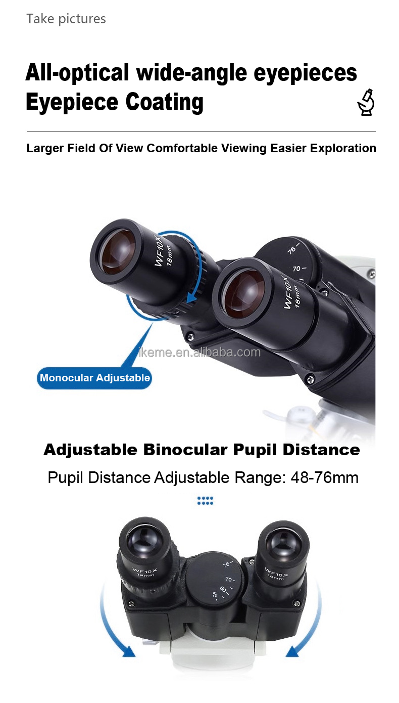 Professional binocular compoun - огляд і ціна Microscope Compound 40X