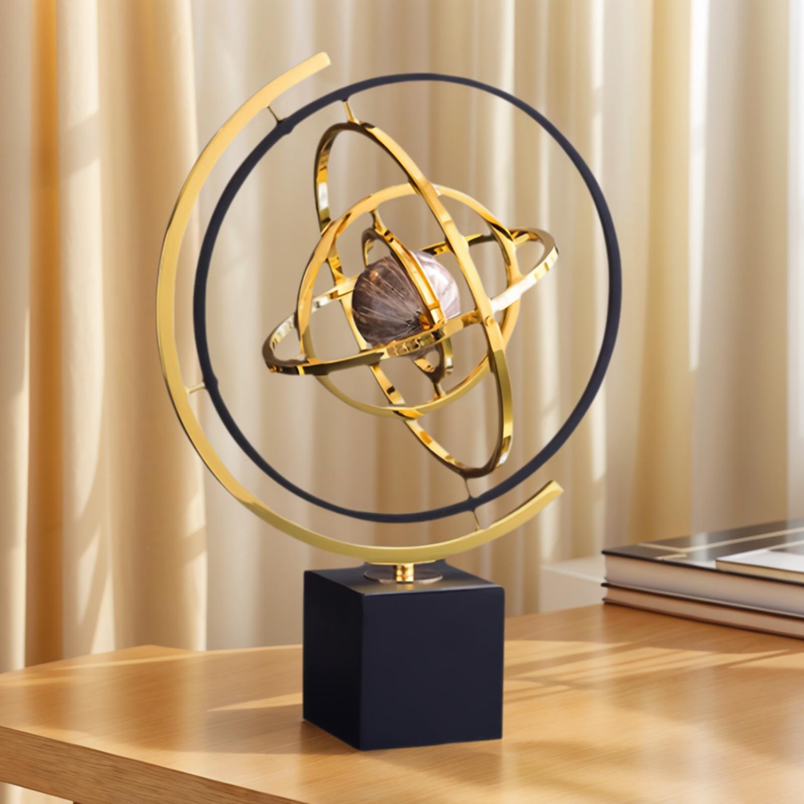 360 Rotating Metal Globe Sculp - огляд і ціна Newton Cradle Large