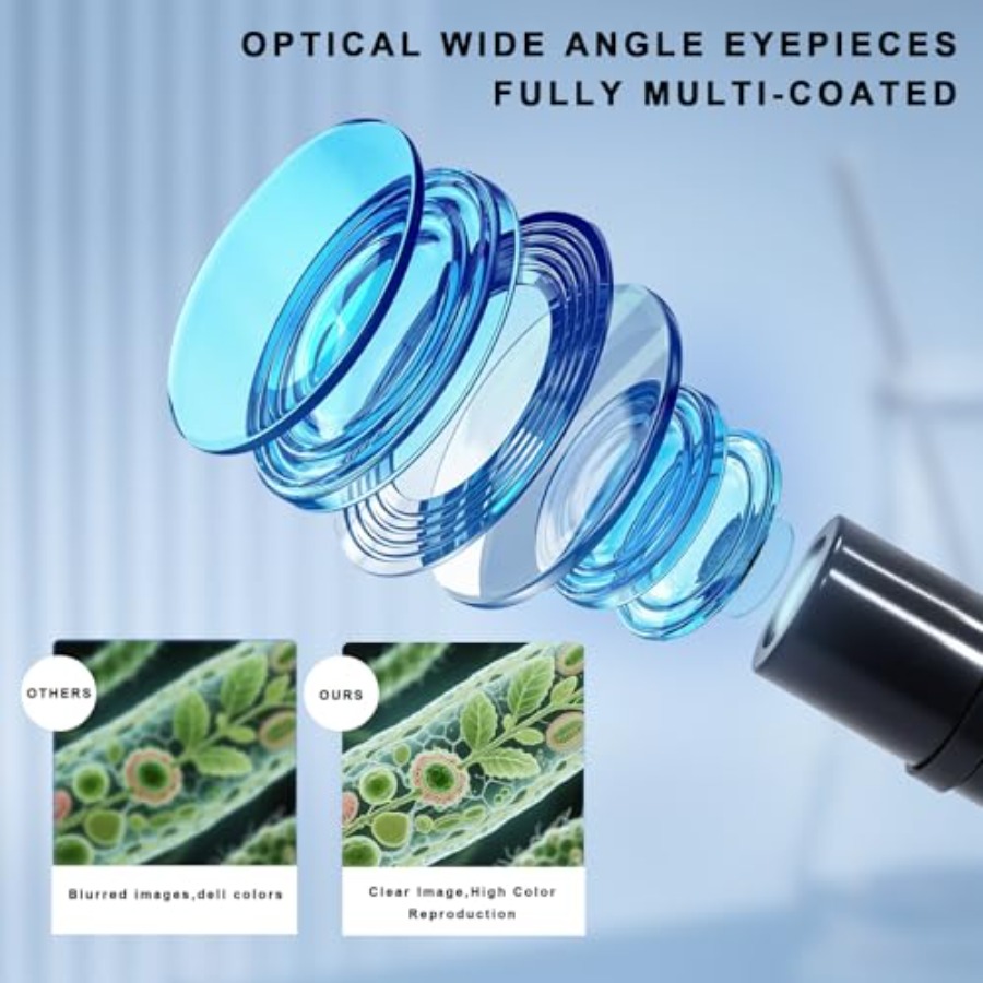 M2 Dual Power Supply Compound  - огляд і ціна Microscope Compound 40X