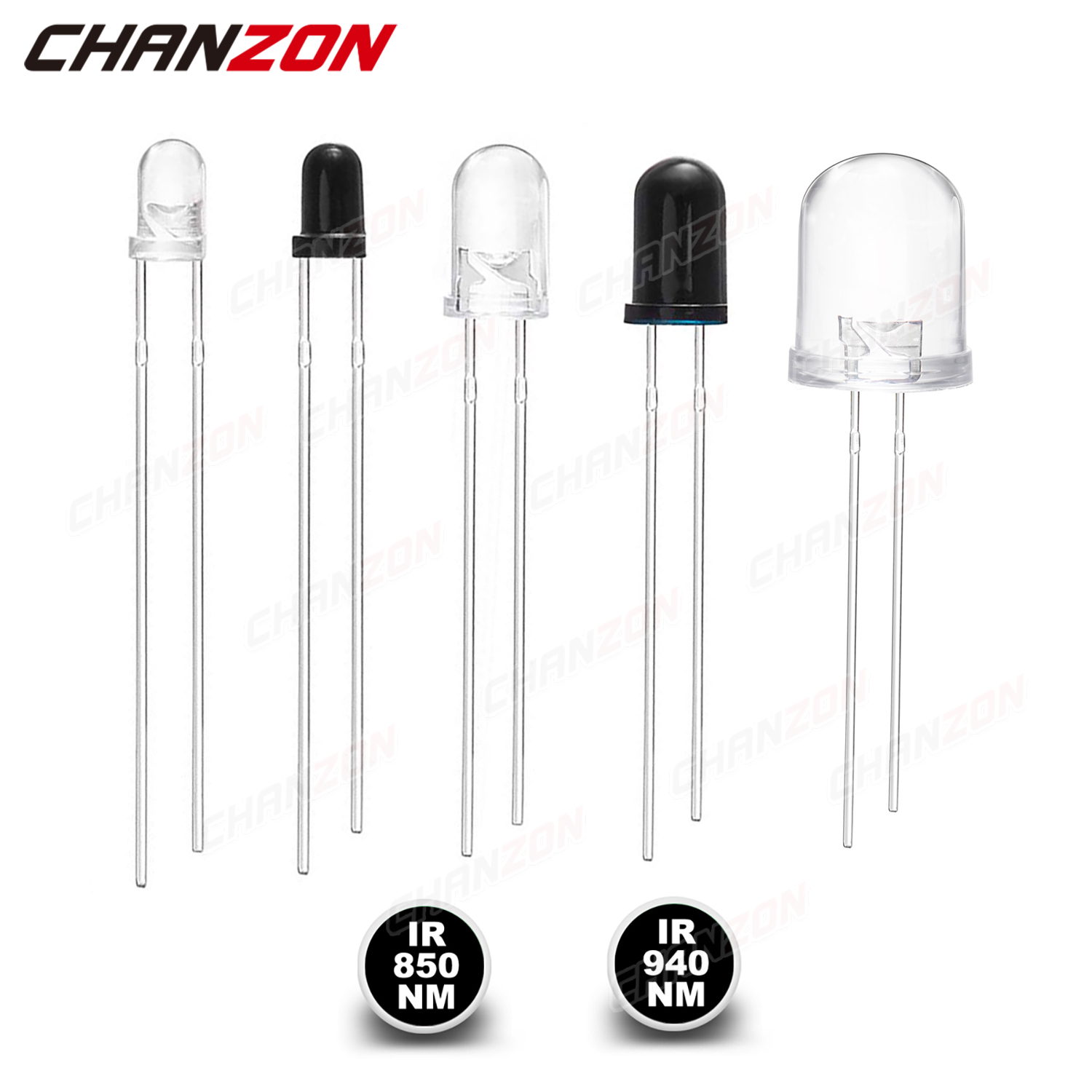 3mm 5mm 10mm IR LED Diode Tran - огляд і ціна Science And Hobby