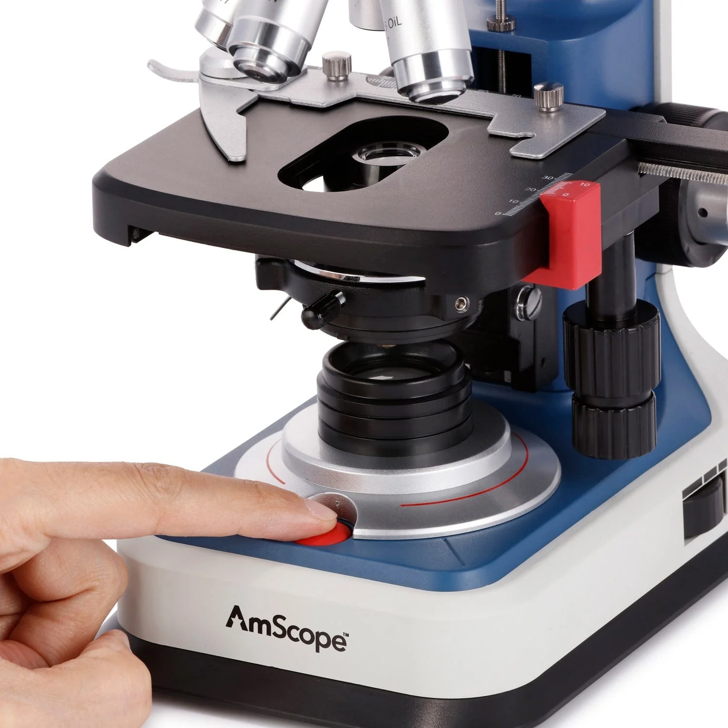 AmScope 40X-2500X USB-C Rechar - огляд і ціна Microscope Compound 40X